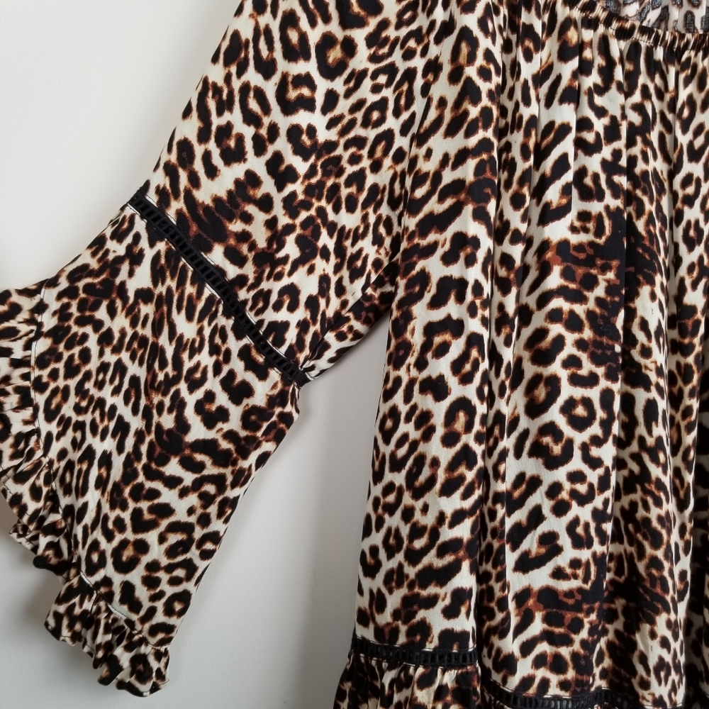 Fever Animal Print Top Large - Picture 3 of 6